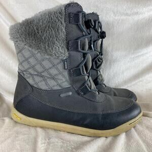 HI-TEC Womens Size 9 Thinsulate Gray DUBOIS 400i WP Winter Walking Snow Boots​